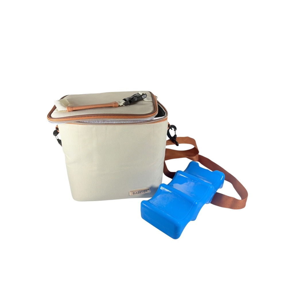 Babeyer Breast Milk Cooler Bag Women OS Cream Excellent Insulated With Ice Pack